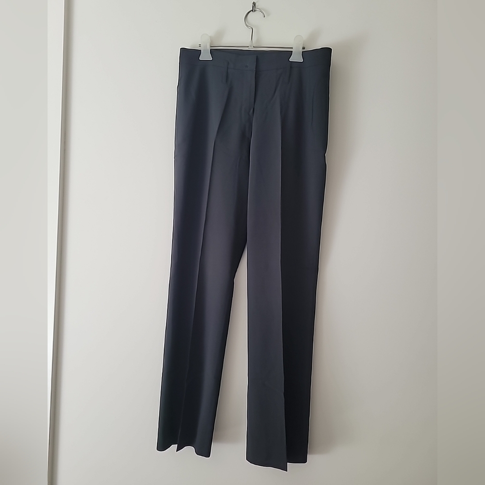 Jil Sander Black Straight Leg Tailored Pants